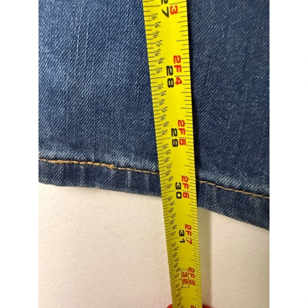 Levis 505 Mens Regular Fit Jeans 38x30 Medium Wash Blue Denim Straight Leg